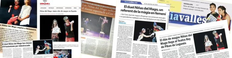 recortes de prensa magas Niñas del MAgo